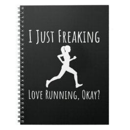 Caderno Espiral Presentes Para A Mulher Moderna Corredora