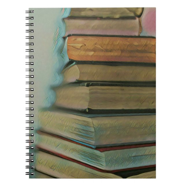 Caderno Espiral Presentes para amantes de livros (Frente)