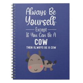 Caderno Espiral Presentes para Amantes de Vacas Fofas Presente Div