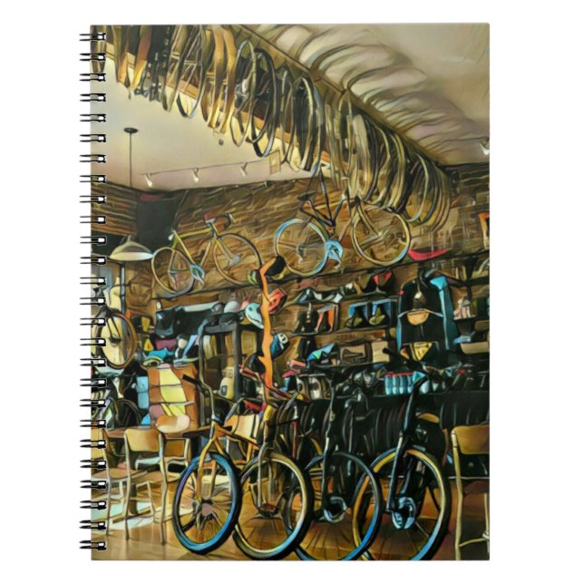 Caderno Espiral Presentes para ciclistas 2022 (Frente)