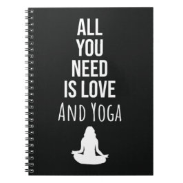 Caderno Espiral Presentes Para Entusiastas De Yoga Para Ela
