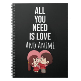 Caderno Espiral Presentes Para Fãs de Anime Kawaii Otaku Japonês