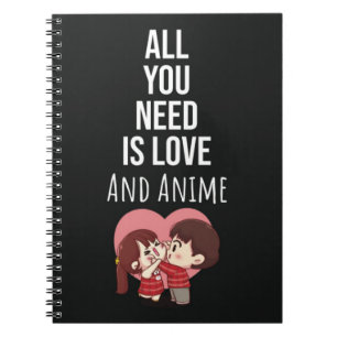 Caderno Espiral Presentes Para Fãs de Anime Kawaii Otaku Japonês