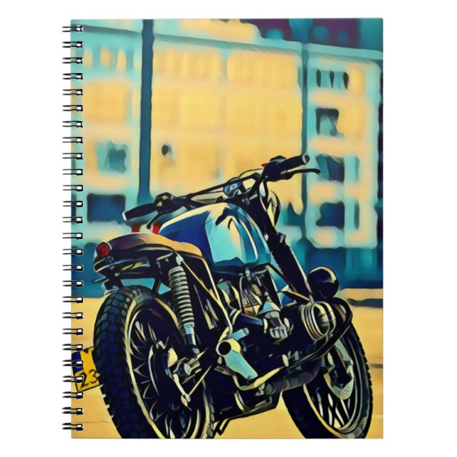 Caderno Espiral Presentes para motociclistas (Frente)