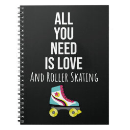 Caderno Espiral Presentes Para Patinadores Patinação Patins