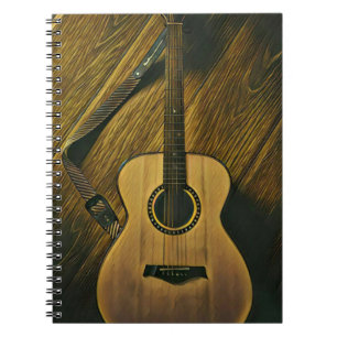 Caderno Espiral Presentes para um guitarrista músico
