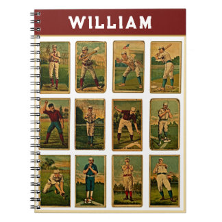 Caderno Espiral Presentes personalizados de beisebol