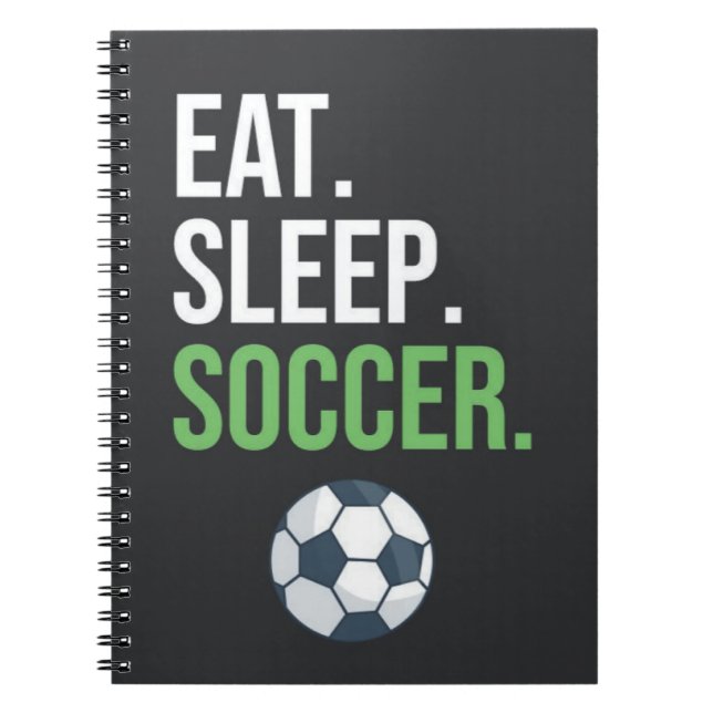 Caderno Espiral Presentes Relacionados Com Futebol Esportivo Equip (Frente)