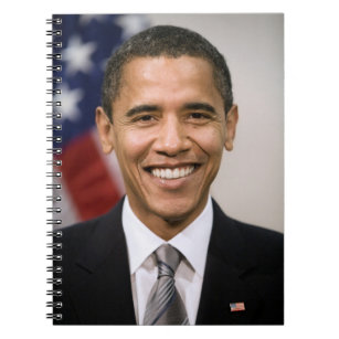 Caderno Espiral Presidente eleito dos EUA, Barack Obama