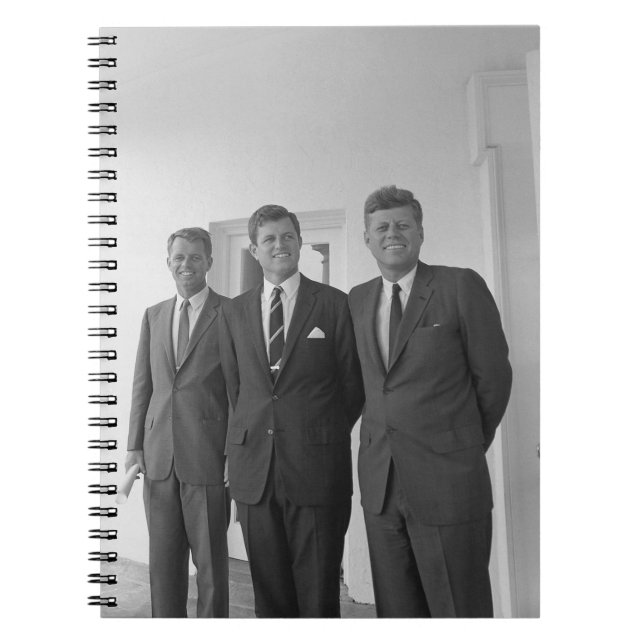 Caderno Espiral Presidente John Kennedy & Brothers American Camelo (Frente)
