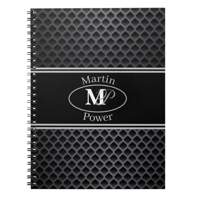 Caderno Espiral preto (Frente)