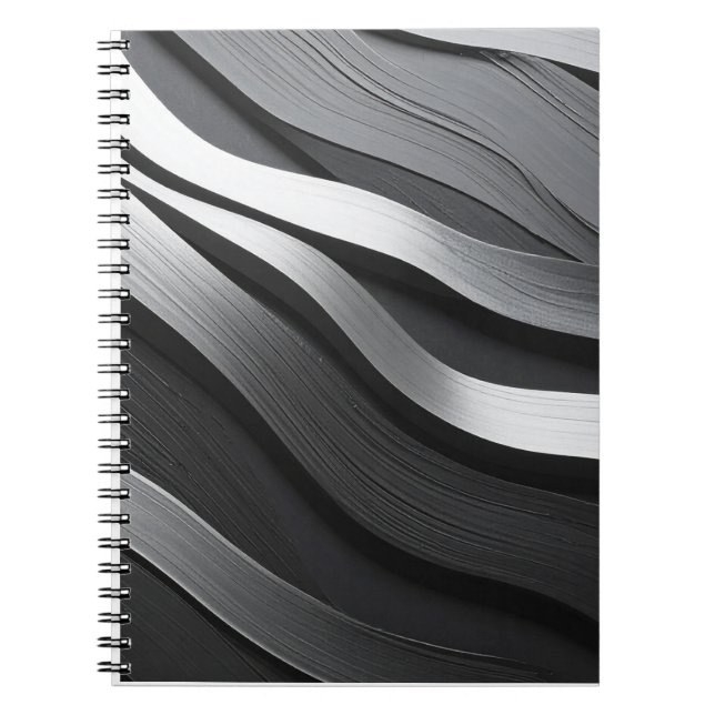 Caderno Espiral preto e branco (Frente)
