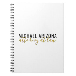 Caderno Espiral Preto e Branco Minimalista Simples Plano