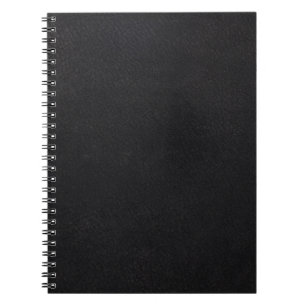 Caderno Espiral preto puro, preto mais barato, o preto mais vendid