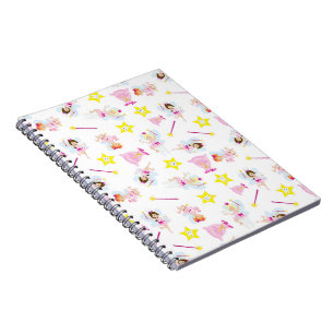 Caderno Espiral Pretty Tooth Fairy Magic Wand White Teeth