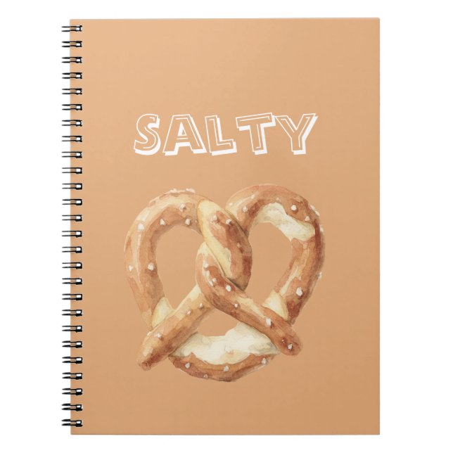 Caderno Espiral Pretzel Salgado   (Frente)