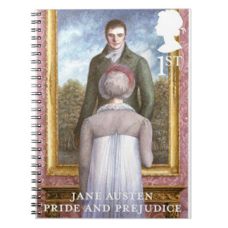 Caderno Espiral Pride and Prejudice Stamp Design