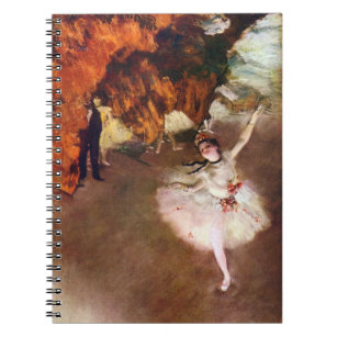 Caderno Espiral Prima Ballerina, Rosita Mauri por Edgar Degas