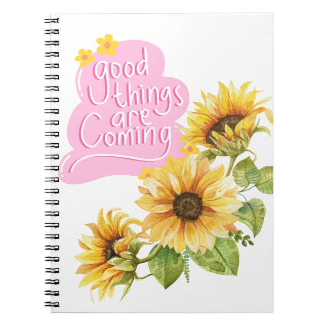 Caderno Espiral primavera (Frente)