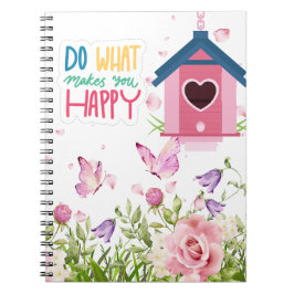 Caderno Espiral primavera