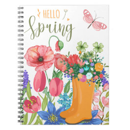 Caderno Espiral primavera