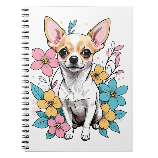 Caderno Espiral Primavera Chihuahua (Frente)