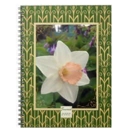 Caderno Espiral Primavera Daffodil e Art Deco