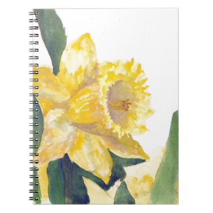 Caderno Espiral Primavera Daffodils