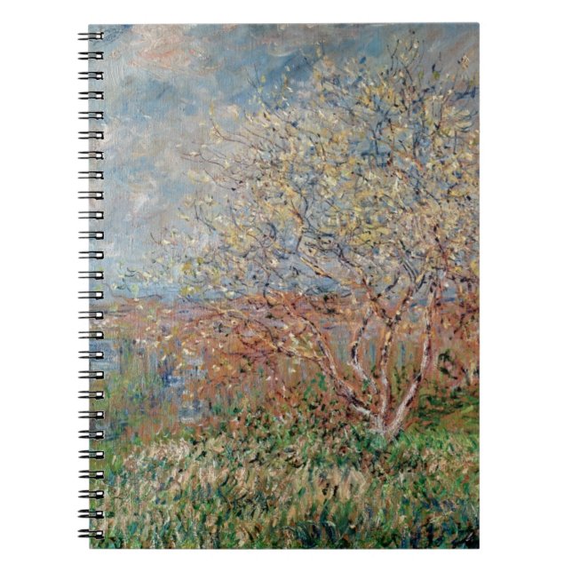 Caderno Espiral Primavera de Claude Monet | (Frente)