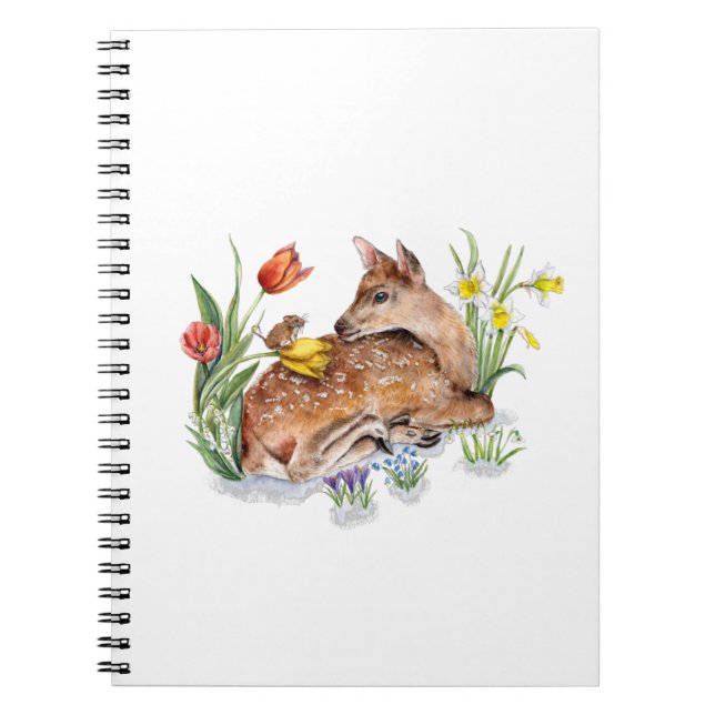 Caderno Espiral Primavera Deer (Frente)