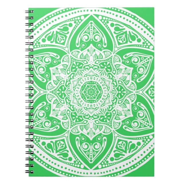 Caderno Espiral Primavera Mandala (Frente)