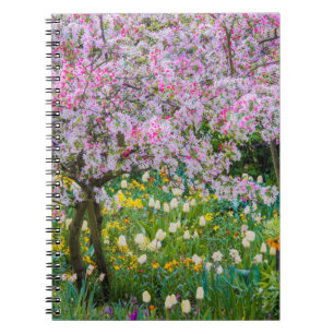 Caderno Espiral Primavera no jardim de Claude Monet