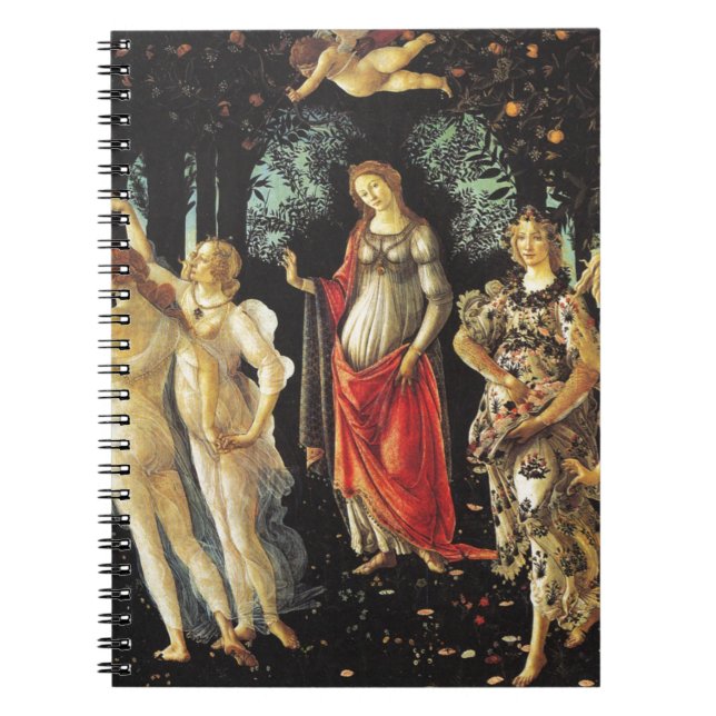 Caderno Espiral Primavera por Sandro Botticelli (Frente)