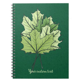 Caderno Espiral Primavera Verde Mapeador Deixa a Natureza em Lover