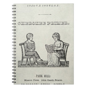 Caderno Espiral Primeira demão Cherokee, 1845 (gravura)