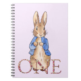 Caderno Espiral primeiro aniversário do Peter o coelho