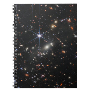 Caderno Espiral Primeiro Campo Profundo do Universo de James Webb