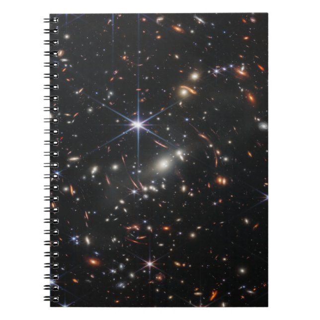Caderno Espiral Primeiro Campo Profundo do Universo de James Webb (Frente)