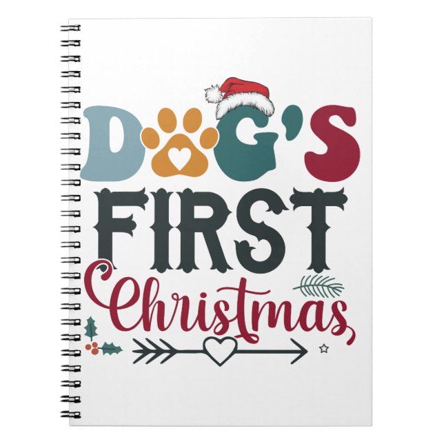 Caderno Espiral Primeiro Natal do Cão (Frente)