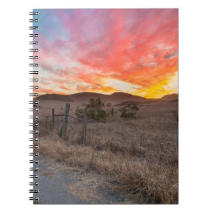 Caderno Espiral Primeiro por do sol do dia