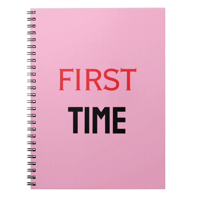 CADERNO ESPIRAL PRIMERA VEZ (Frente)