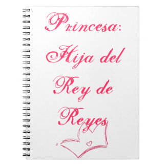 Caderno Espiral Princesa