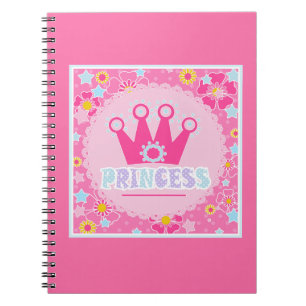 Caderno Espiral Princesa