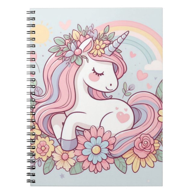 Caderno Espiral Princesa Blossom (Frente)