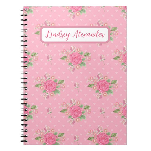 Caderno Espiral Princesa Bonita Personalizada (Frente)