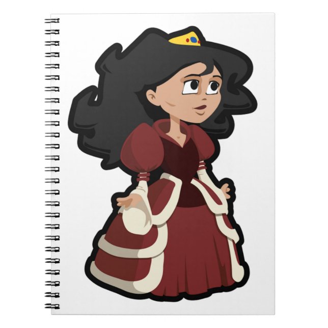 CADERNO ESPIRAL PRINCESA BONITO (Frente)