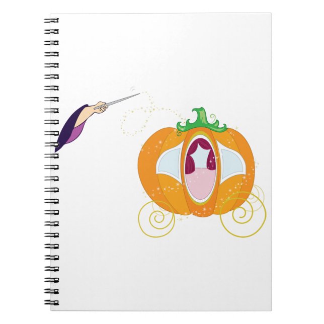 Caderno Espiral Princesa Carruagem (Frente)