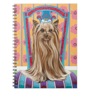 Caderno Espiral Princesa Coroa Yorkie