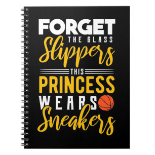 Caderno Espiral Princesa de Basquete Veste tênis