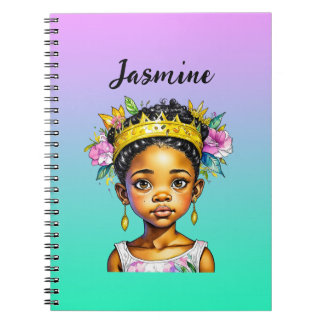 Caderno Espiral Princesa de Cor Personalizada